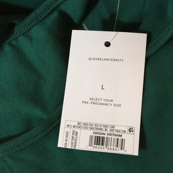 Isabel cotton spandex stretch maternity dress - Picture 8 of 10